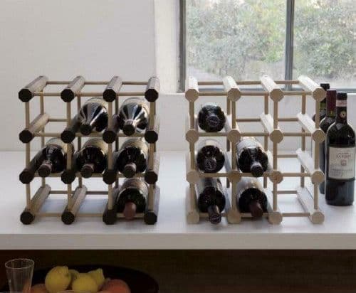 Cantinetta modulare portabottiglie "Canty" da 12 posti per bottiglie di vino e distillati - 2