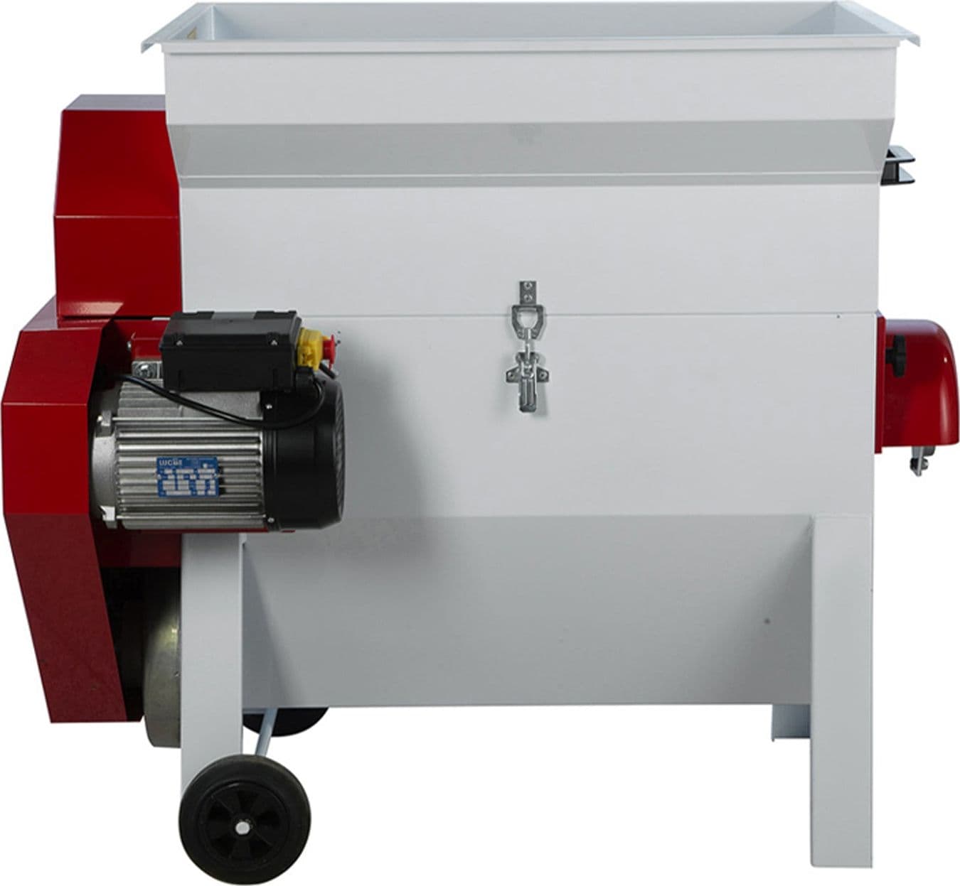 Pigiadiraspatrice apribile con pompa per uva con motore da 2 HP 2000 kg/h - 2