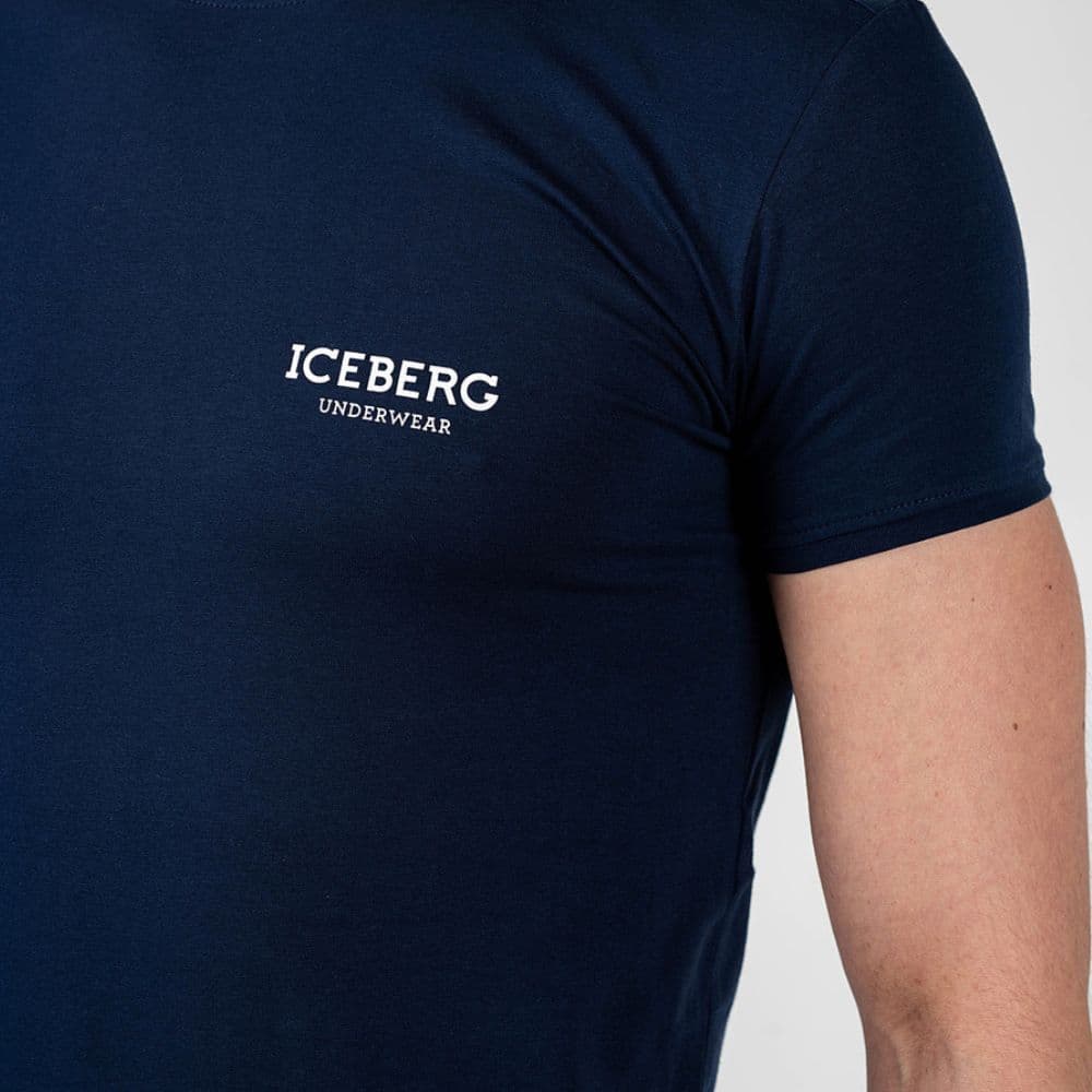 Iceberg T-Shirt Uomo Blu - 2