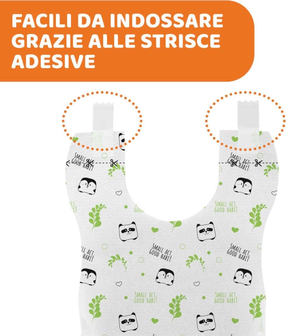 Bavaglini Monouso Compostabili 36pz Chicco - 3