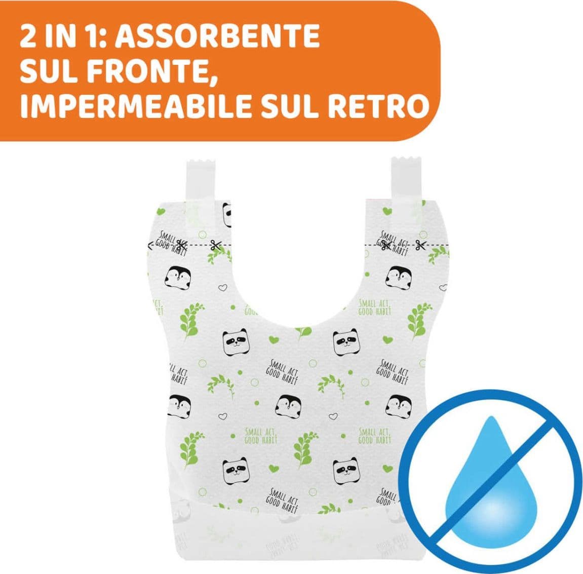 Bavaglini Monouso Compostabili 36pz Chicco - 4