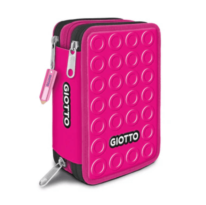 Giotto - Astuccio 3 zip collezione Stilnovo – 3 colori neon assortiti - 2