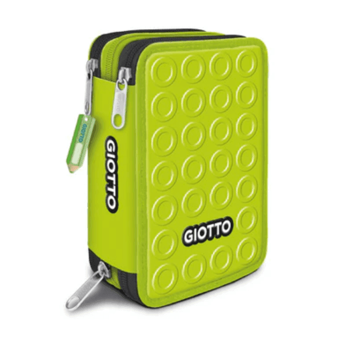 Giotto - Astuccio 3 zip collezione Stilnovo – 3 colori neon assortiti - 4