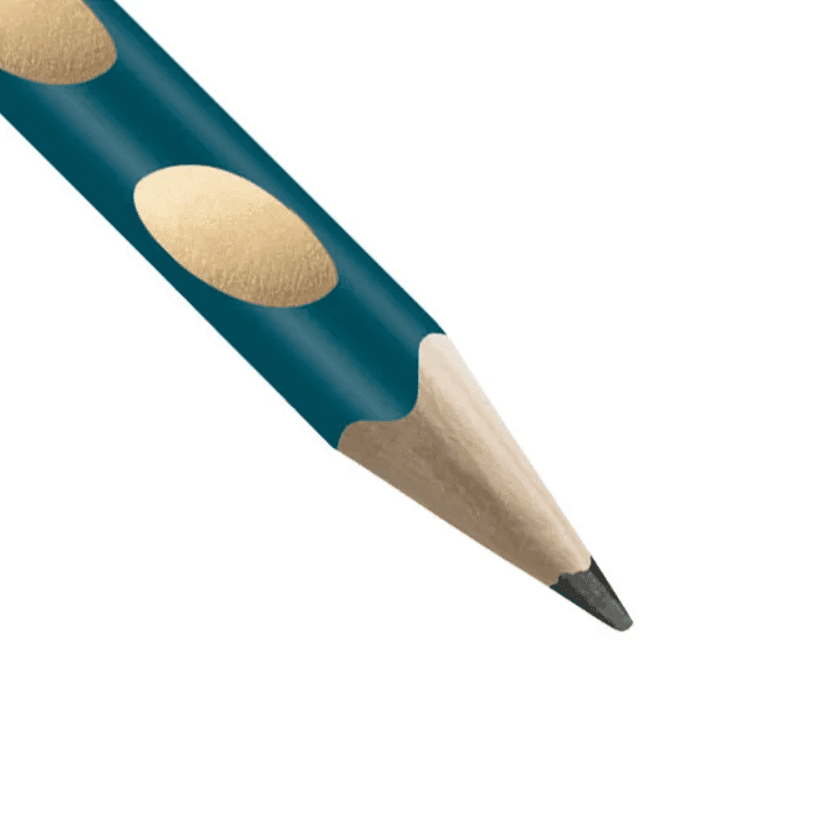 Stabilo - Conf. 6 Matite Easy Graph in grafite ergonomica con fusto sottile per Mancini color petrolio - HB - 3