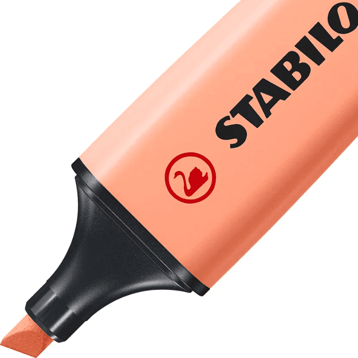 Stabilo - Evidenziatore singolo Boss Original Pastel - rosa pesca (70/126) - 2