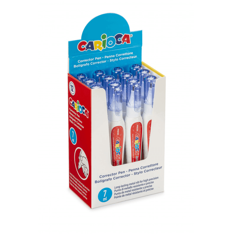 Carioca - Correttore a Penna 7ml - Punta in metallo resistente e precisa - 4