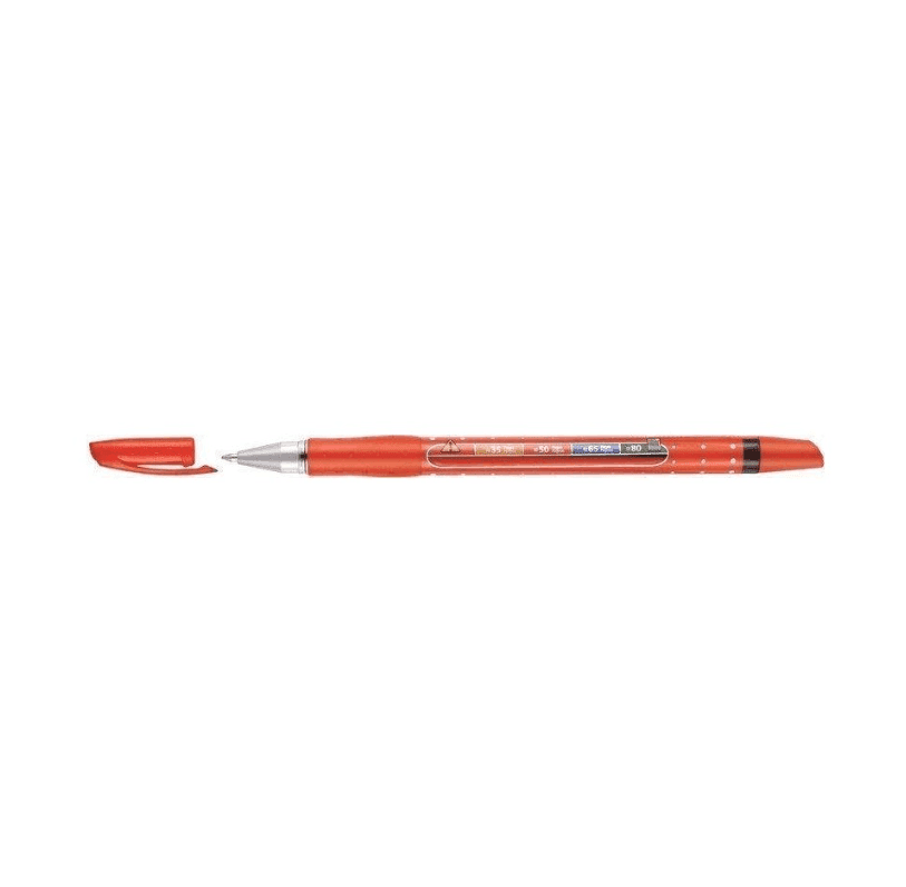 Stabilo - Penna a sfera Exam Grade Penna singola - 0,45 mm - Rosso (588l1040) - 2