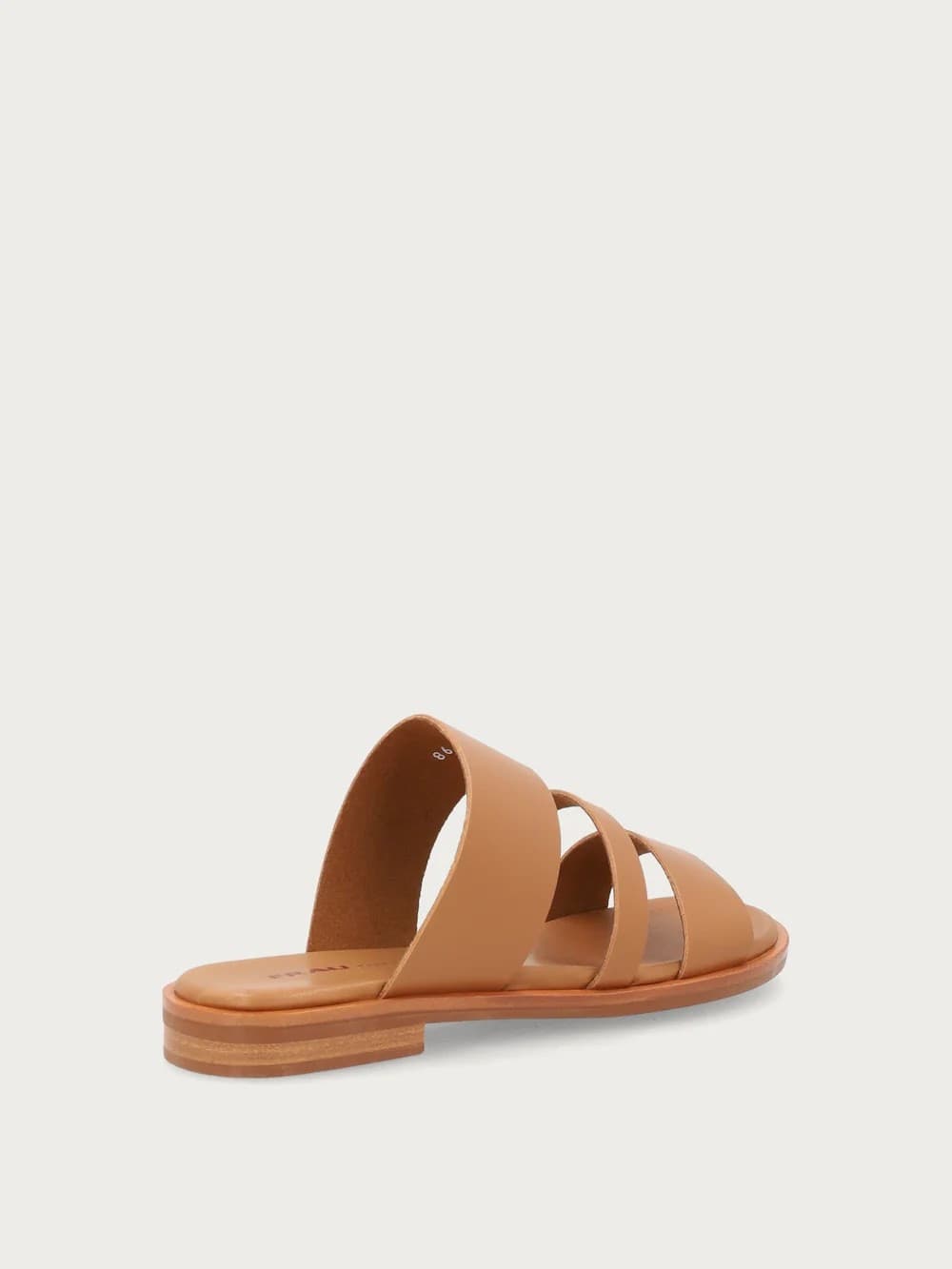 Frau ciabatta donna London in pelle mou cuoio 86M0 - 3
