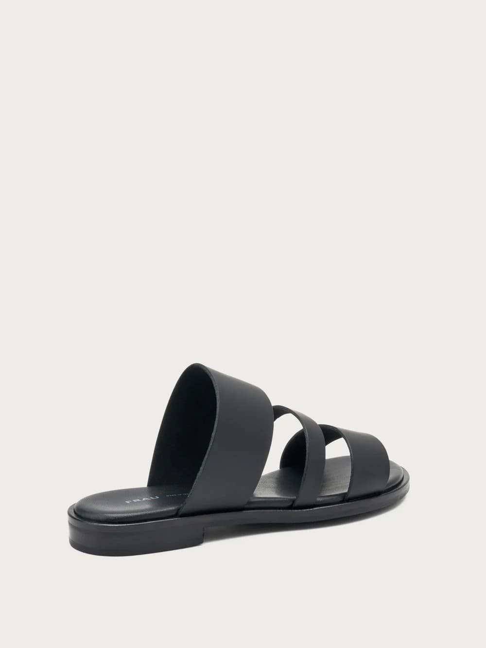 Frau ciabatta donna London in pelle nero 86M0 - 3