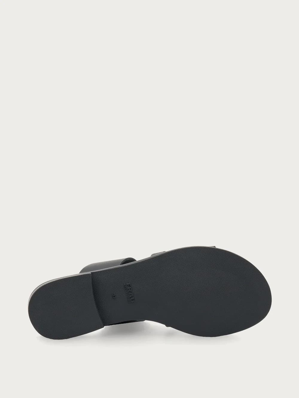 Frau ciabatta donna London in pelle nero 86M0 - 5