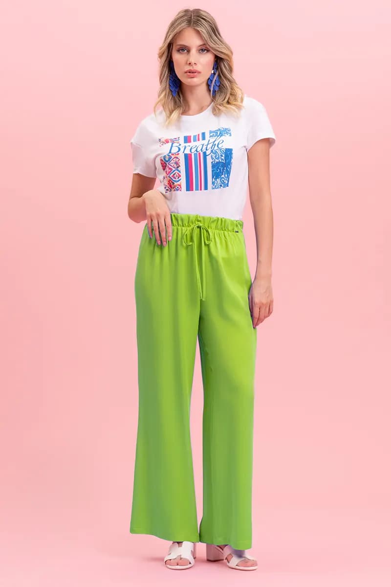 NUALY DAILY | Pantalone morbido con coulisse - 6