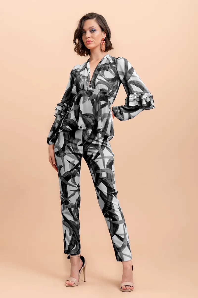 NUALY GLAMOUR | Pantalone fantasia - 2