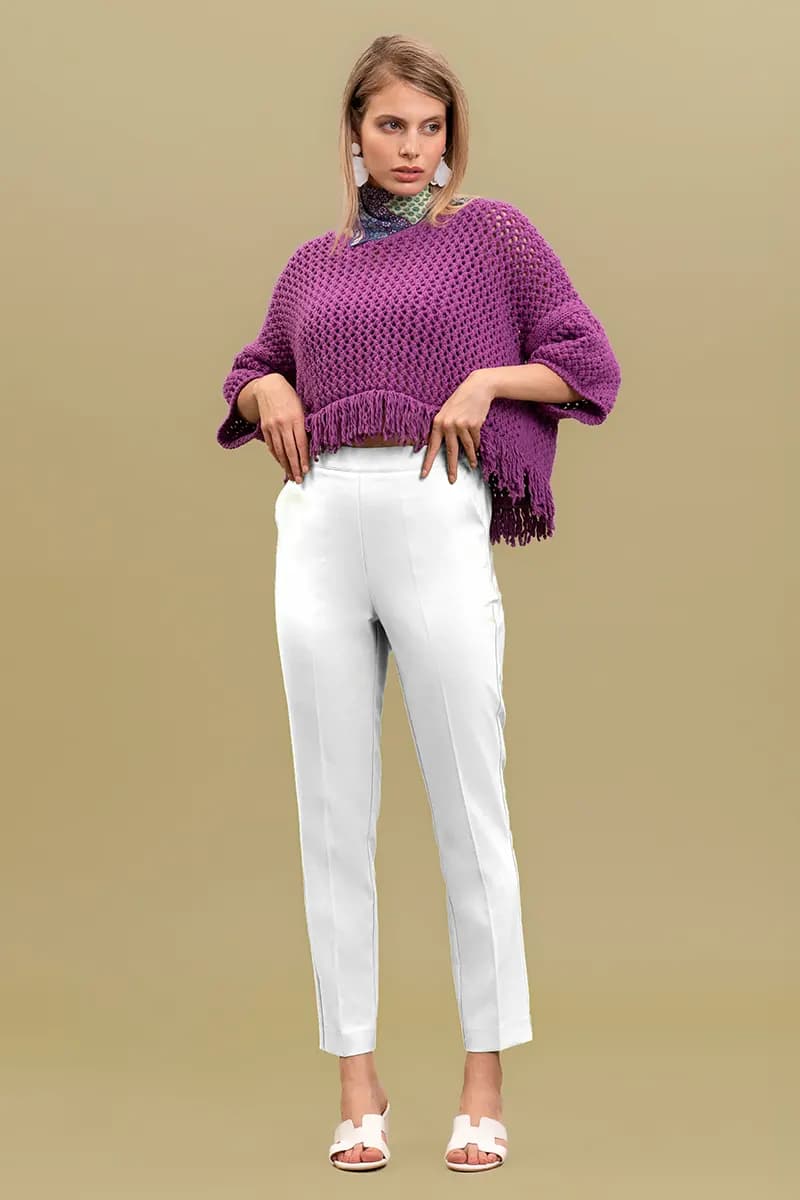 NUALY DAILY | Pantalone taglio classico - 3