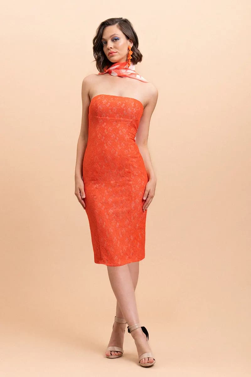 NUALY GLAMOUR | Tubino in pizzo