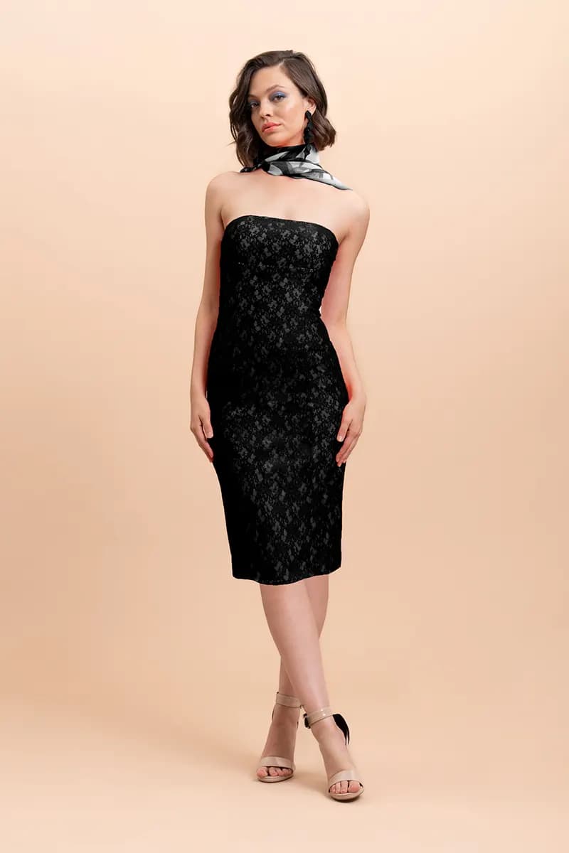 NUALY GLAMOUR | Tubino in pizzo - 2