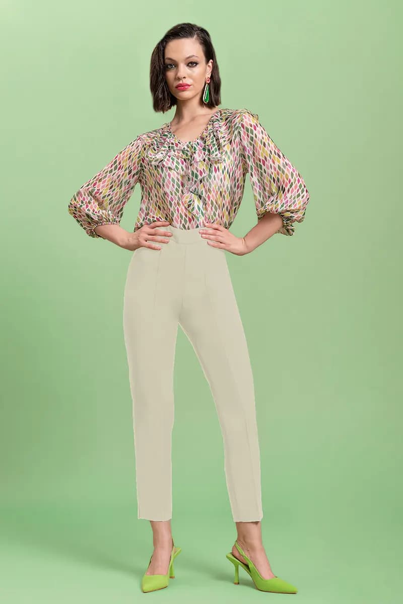 NUALY GLAMOUR | Pantalone a sigaretta - 2