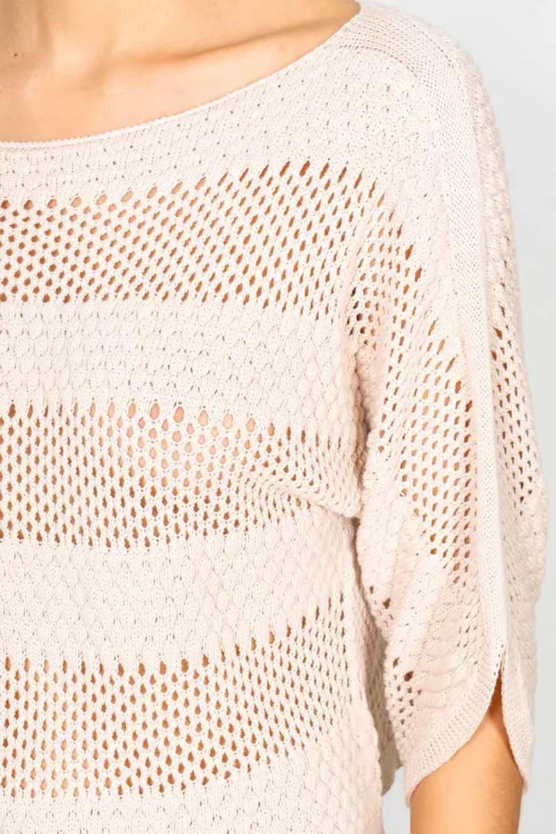 NO-NA' | Maglia crochet traforata - 2