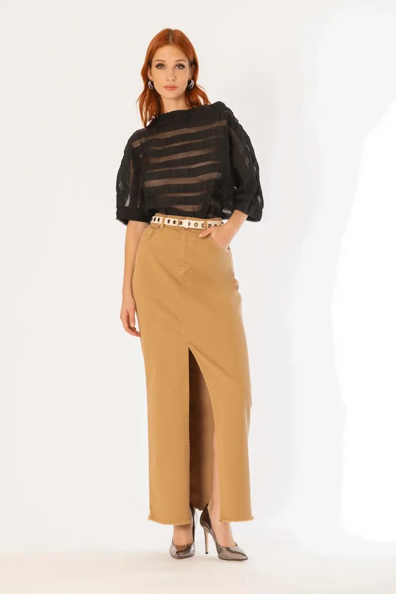 NO-NA' | Blusa a righe scollo barca - 5
