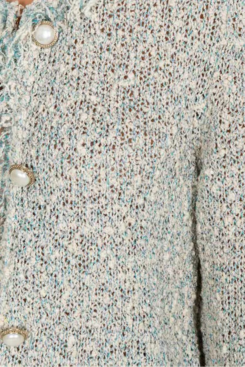 NO-NA' | Giacca chanel con bottoni perla - 2
