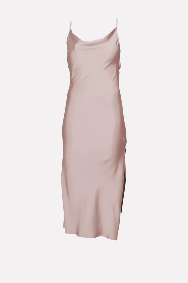 NO-NA' | Abito midi con perle schiena - 5