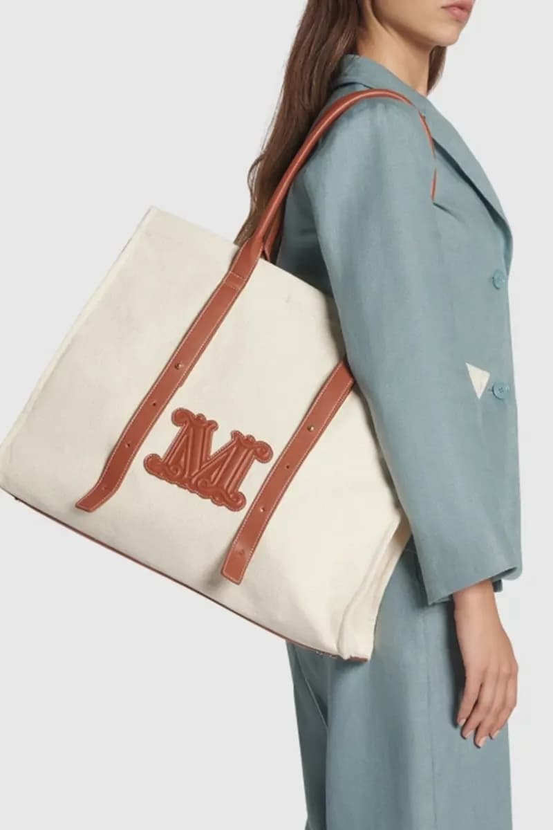 MAX MARA | Borsa shopping in cotone - 7
