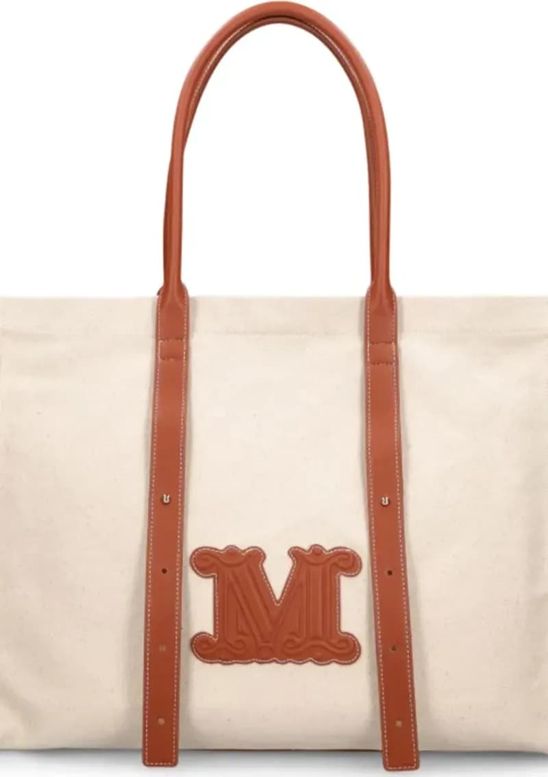 MAX MARA | Borsa shopping in cotone - 4