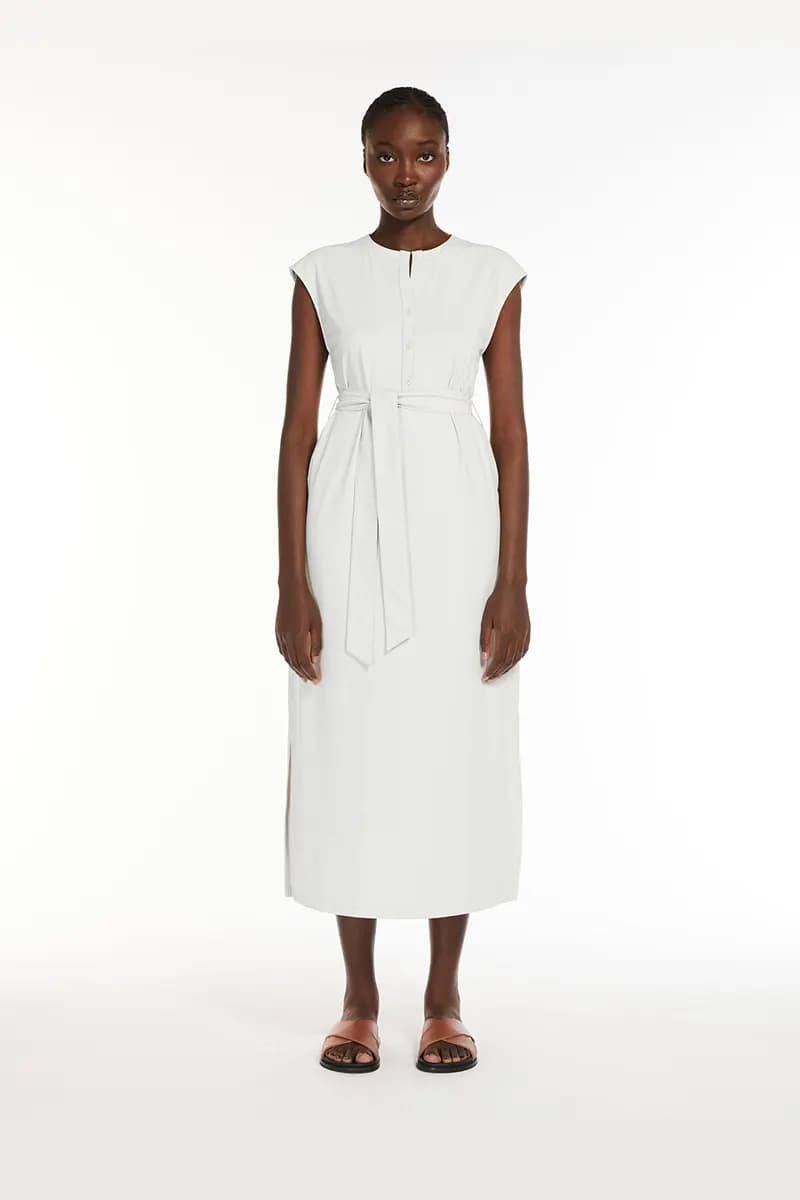 MAX MARA | Abito smanicato in jersey stretch - 6