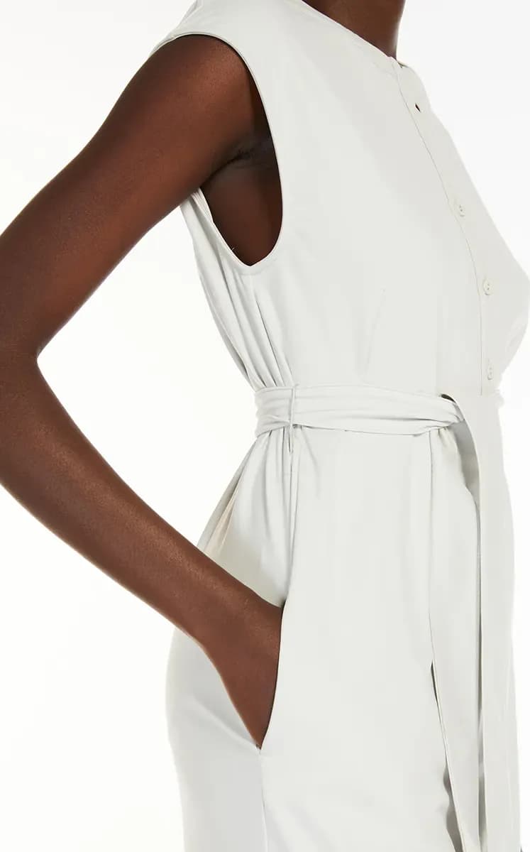 MAX MARA | Abito smanicato in jersey stretch - 4