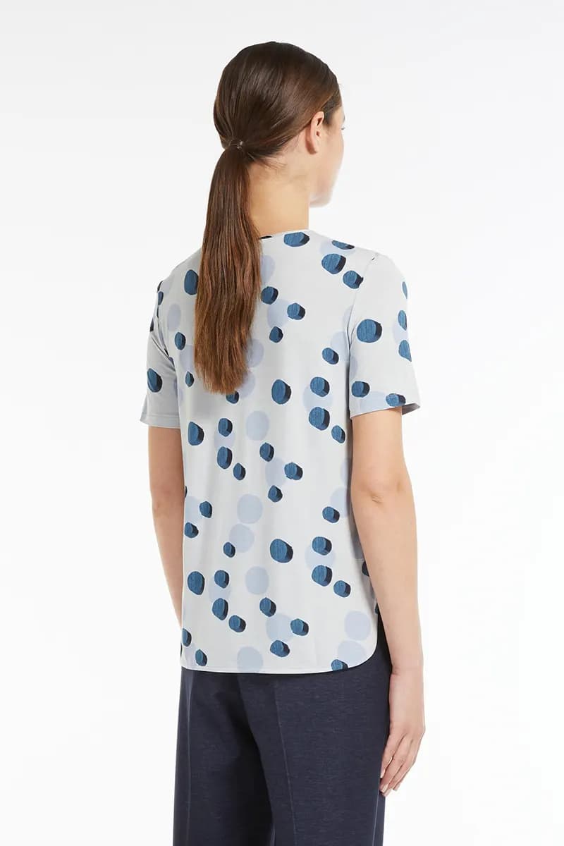 MAX MARA | Blusa in maglia viscosa e seta - 2