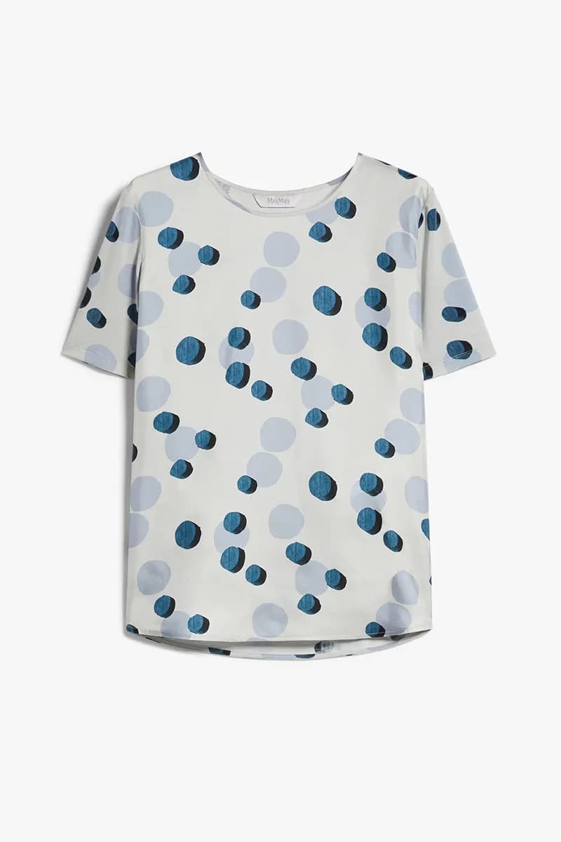 MAX MARA | Blusa in maglia viscosa e seta - 5