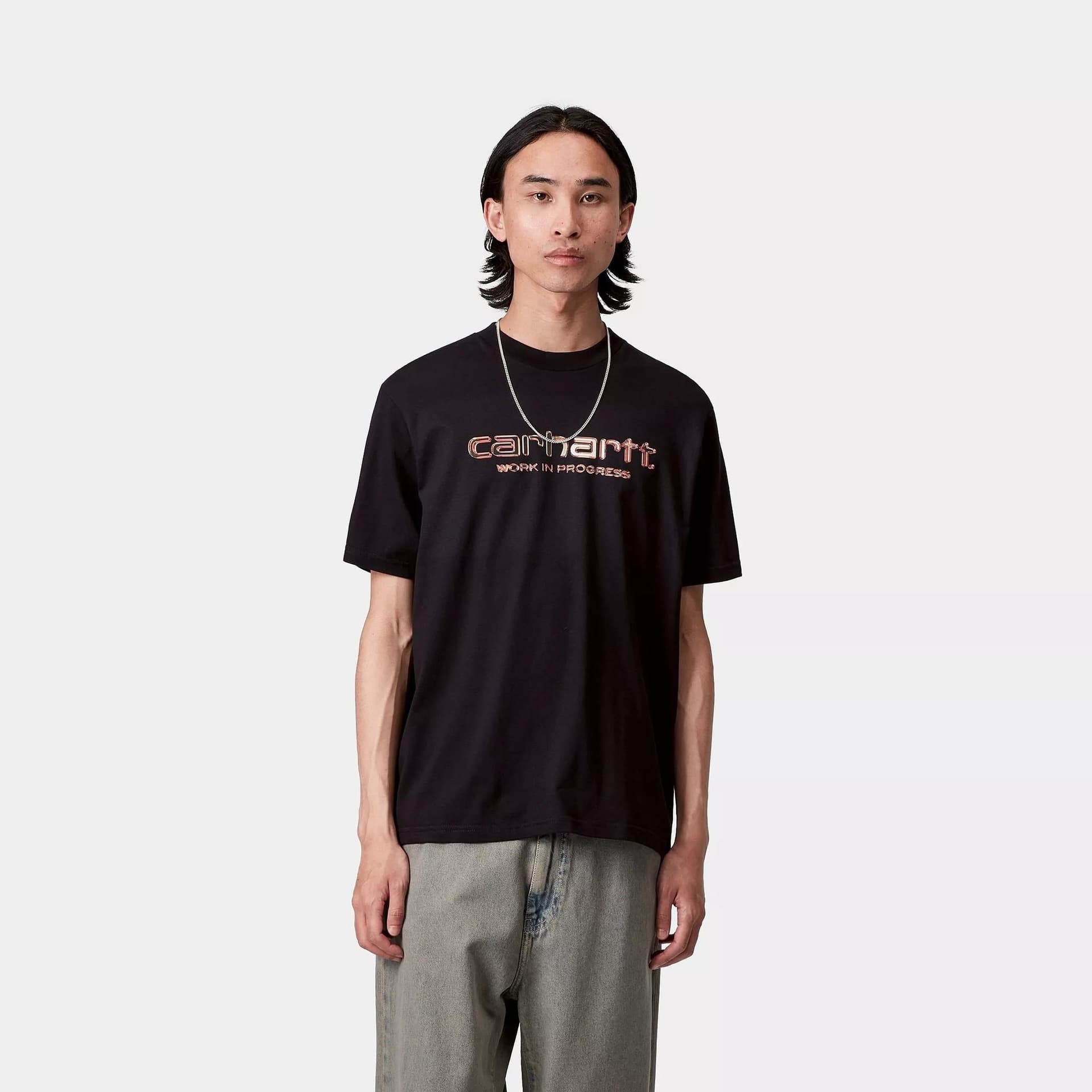 T-shirt Carhartt Solar Chrome Script black - 3