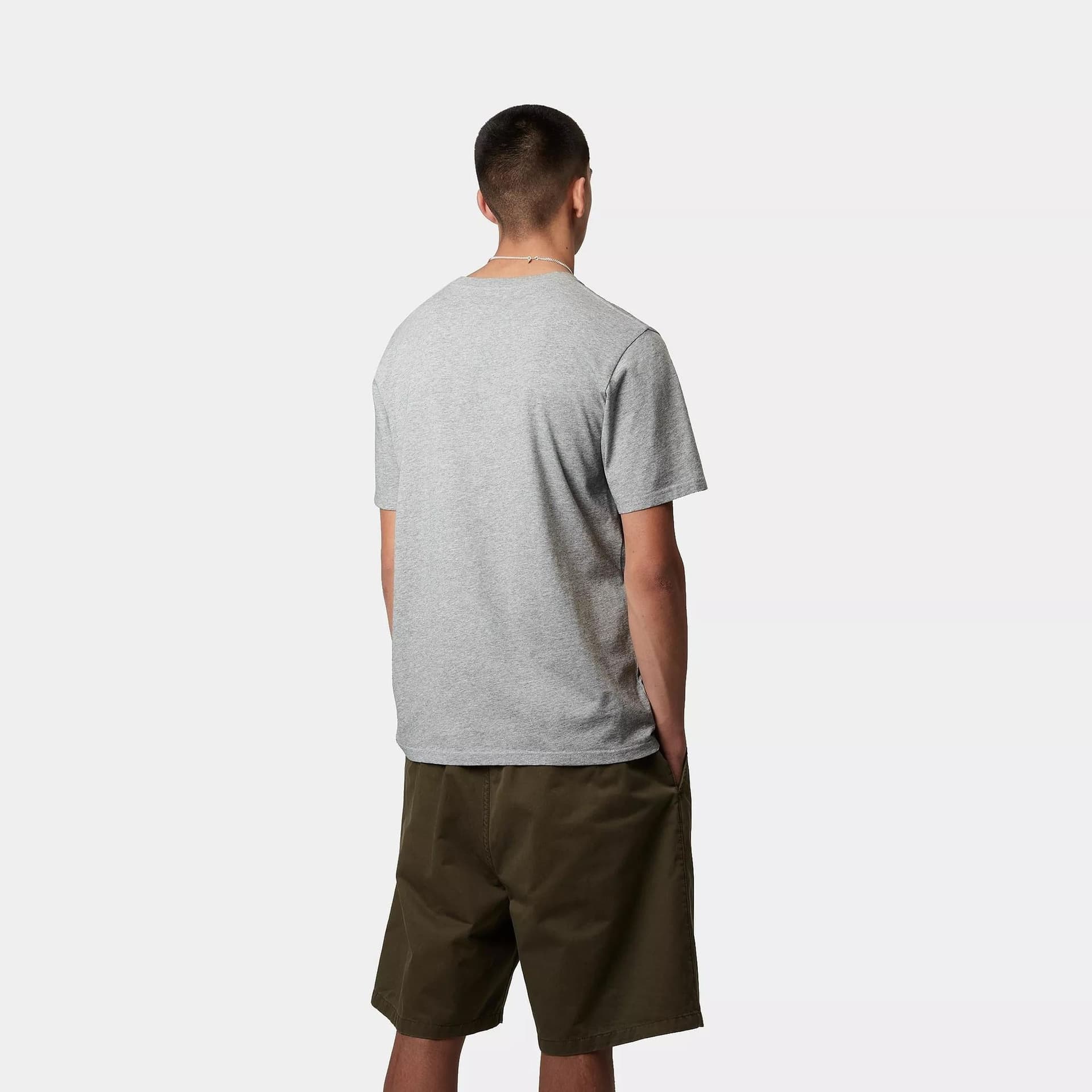 T-shirt Carhartt Pocket grey heather - 4