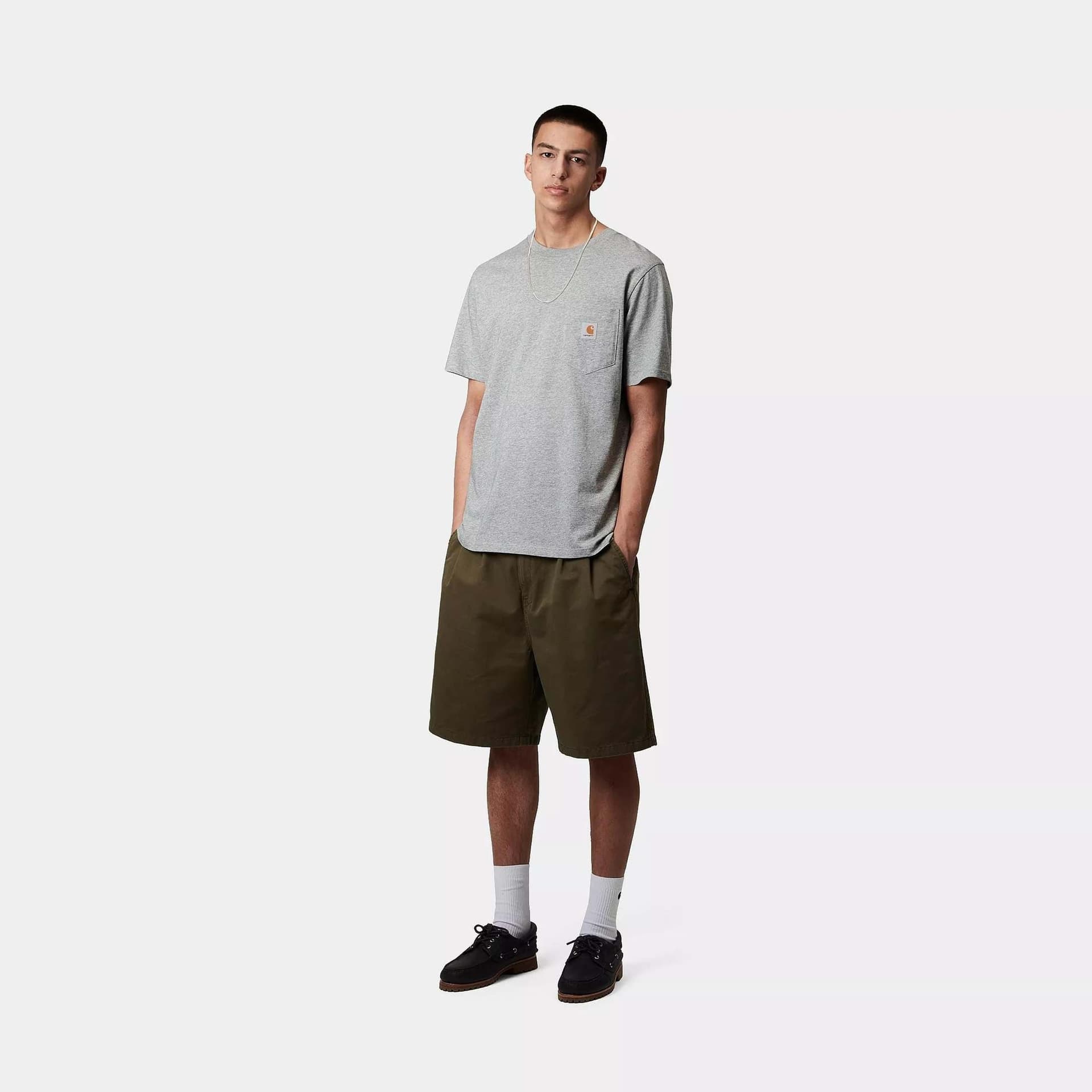 T-shirt Carhartt Pocket grey heather - 5