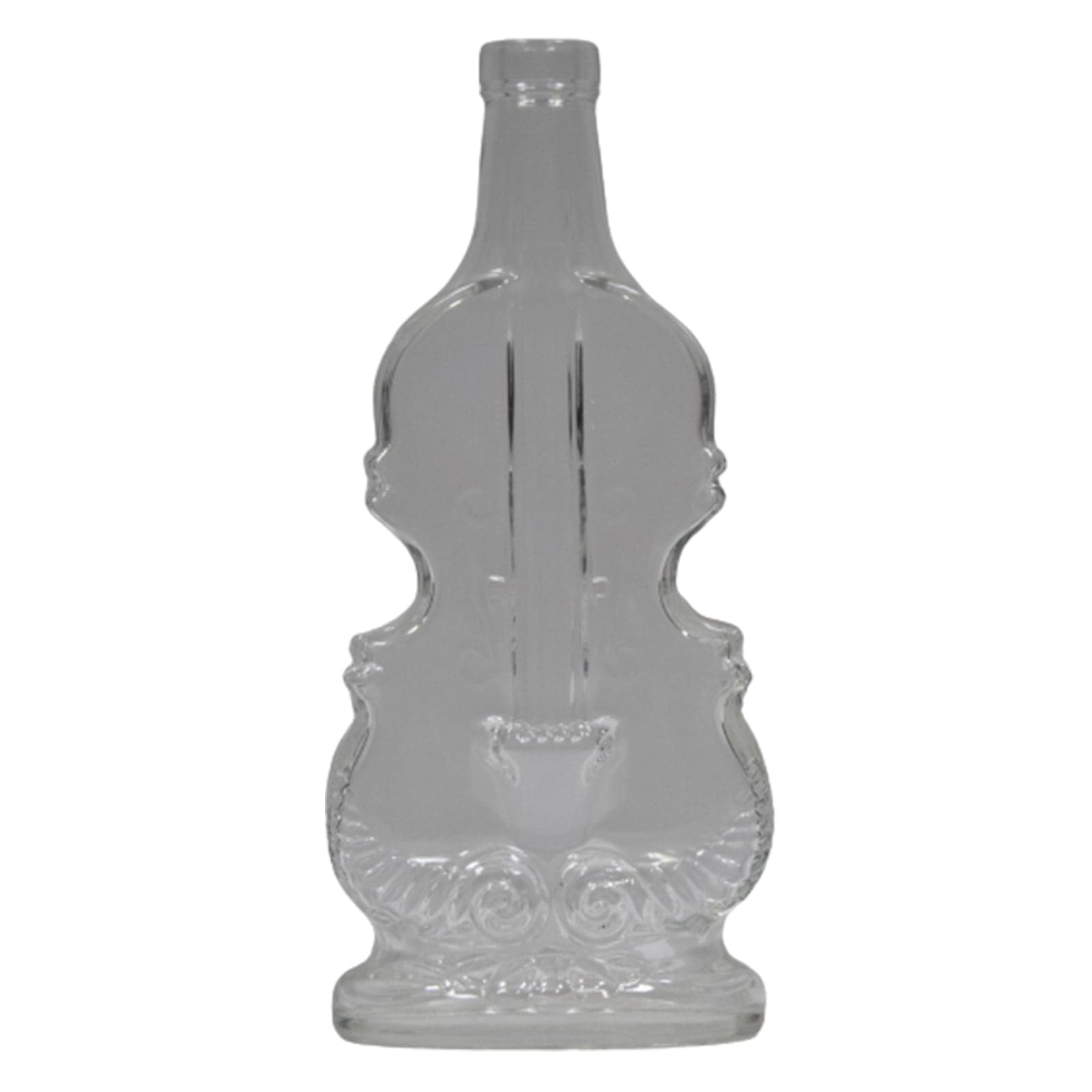 Bottiglia per distillati e liquori in vetro modello "Violino" da 500 mL - 5