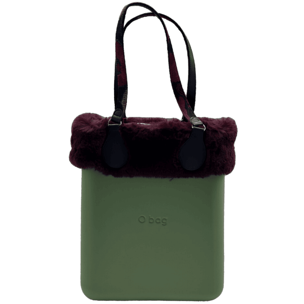 O Bag Borsa Donna a Mano Shopping Verde