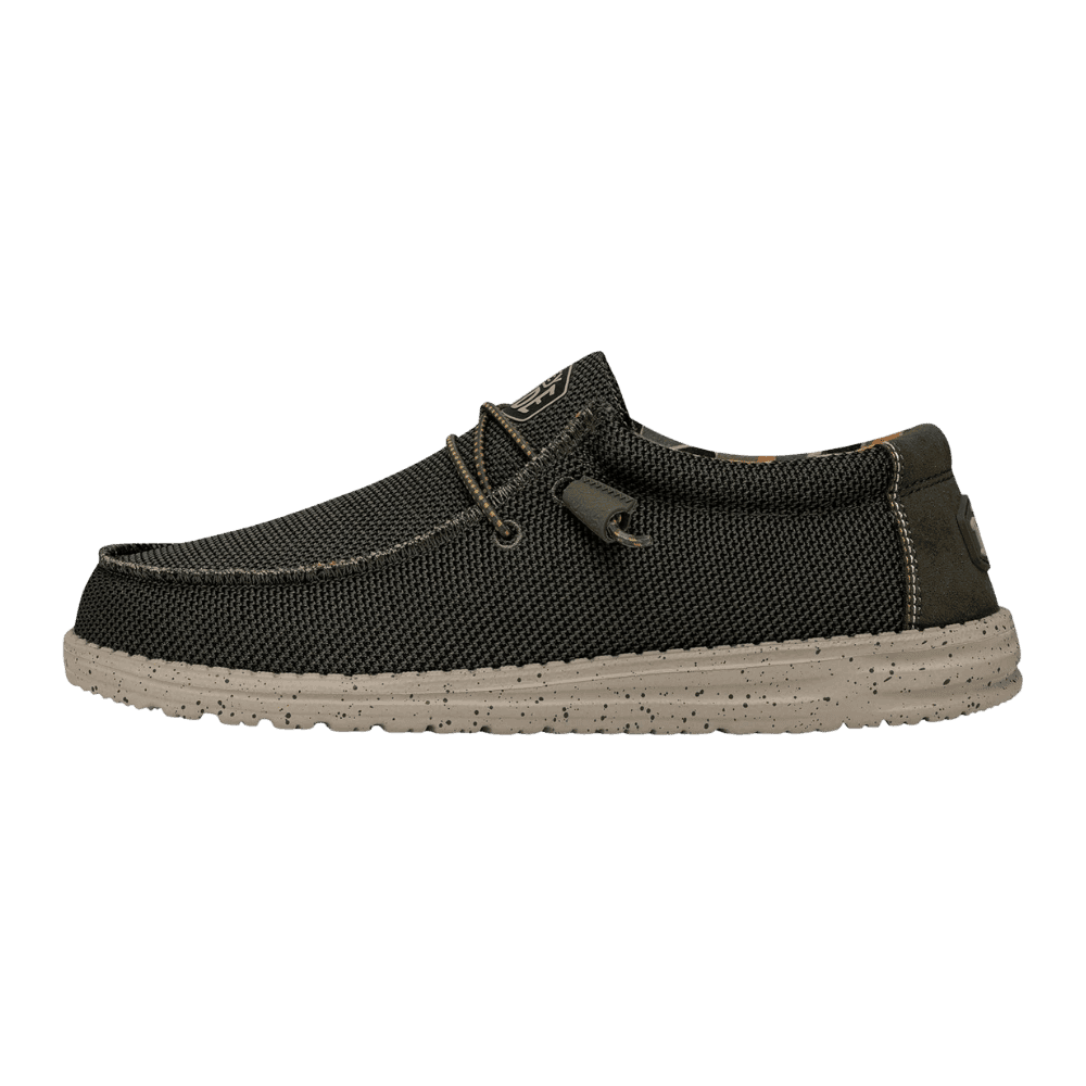 Hey Dude Wally Sox Stitch, Mocassini Uomo in Tessuto con Lacci - 4