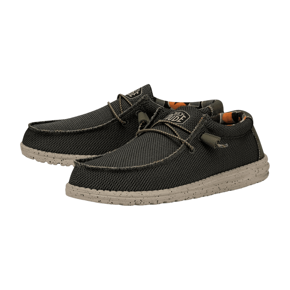 Hey Dude Wally Sox Stitch, Mocassini Uomo in Tessuto con Lacci - 7