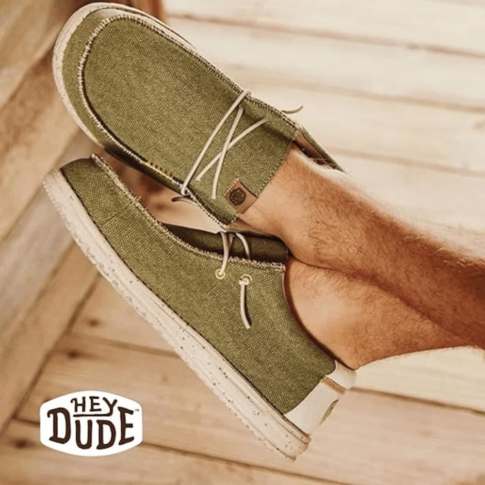 Hey Dude Wally Coastline Jute Scarpe Uomo Slip On Mocassini - 5