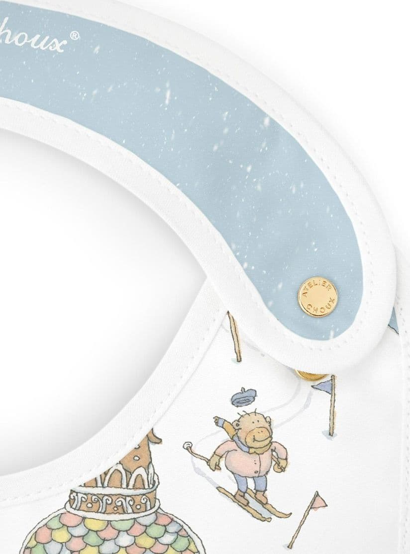 Bavaglino in Raso Atelier Choux Winter Wonderland - 2