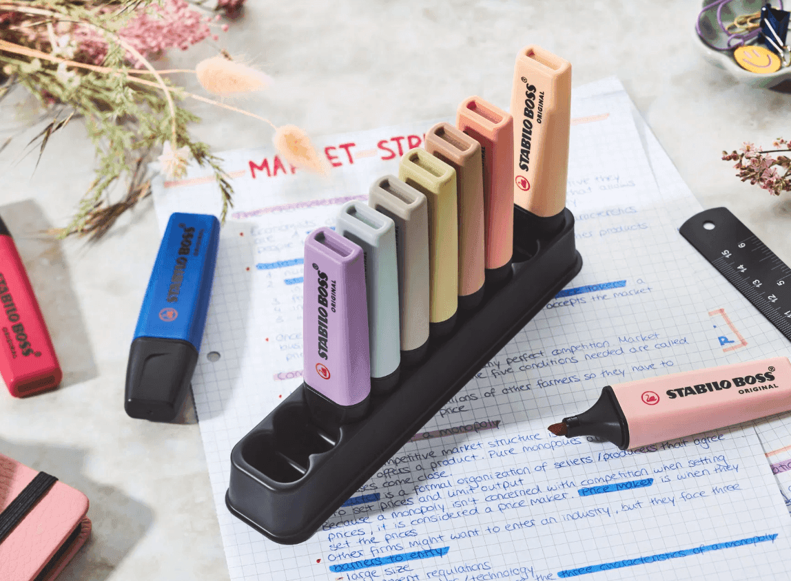 Stabilo - Set da scrivania con 10 evidenziatori Boss original NatureColors (7010-3-5) - 5