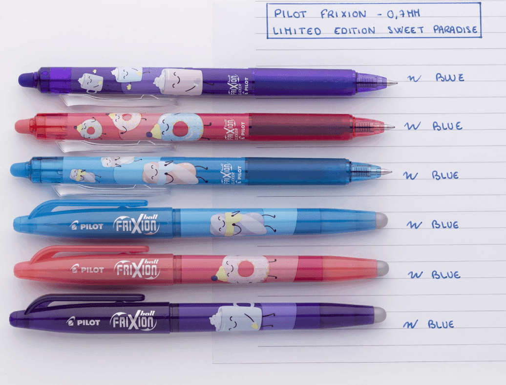 Pilot - Penne FriXion Clicker Sweet Paradise Limited Edition Set 3 - 2