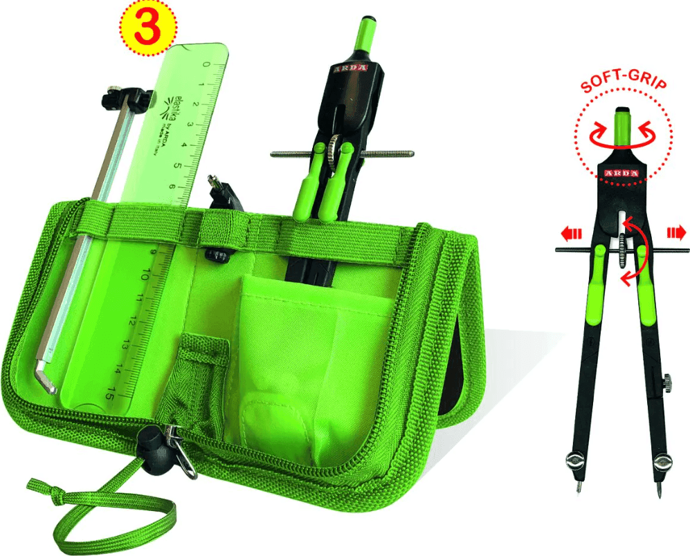 Arda - Balaustrone serie Elastika kit 6 pezzi Verde (CO1EL) - 4