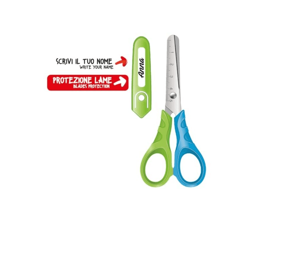 Arda - Forbici Safe con Cappuccio di Protezione 13cm (FA1207) - 2