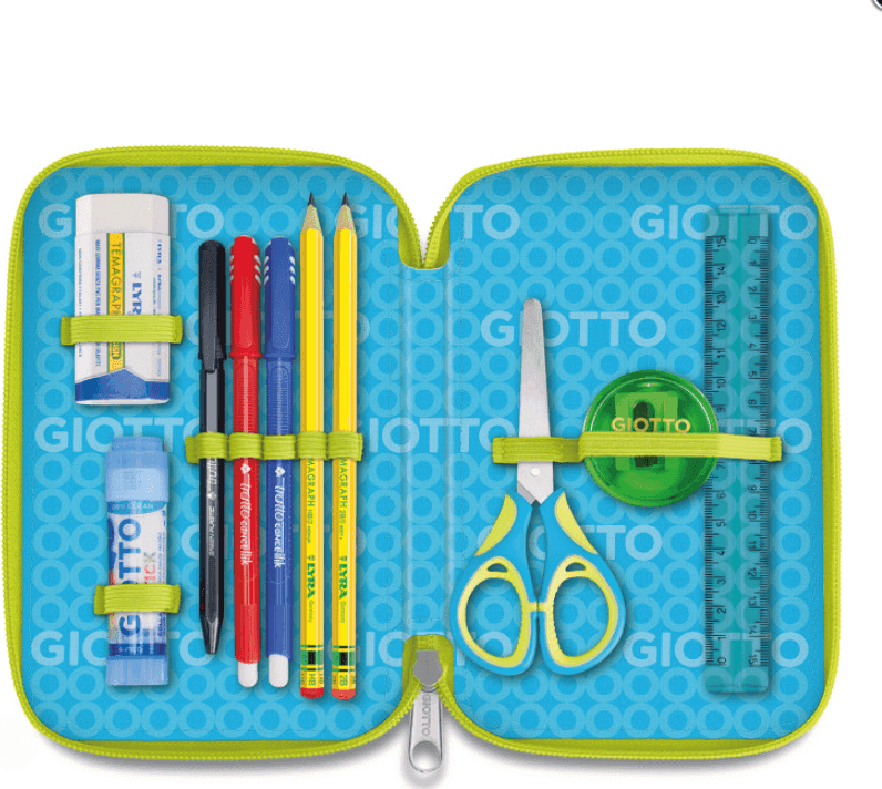 Giotto - Astuccio 3 Zip Supermina 18+18+10 -Colore Casuale- (F953900-1) - 5