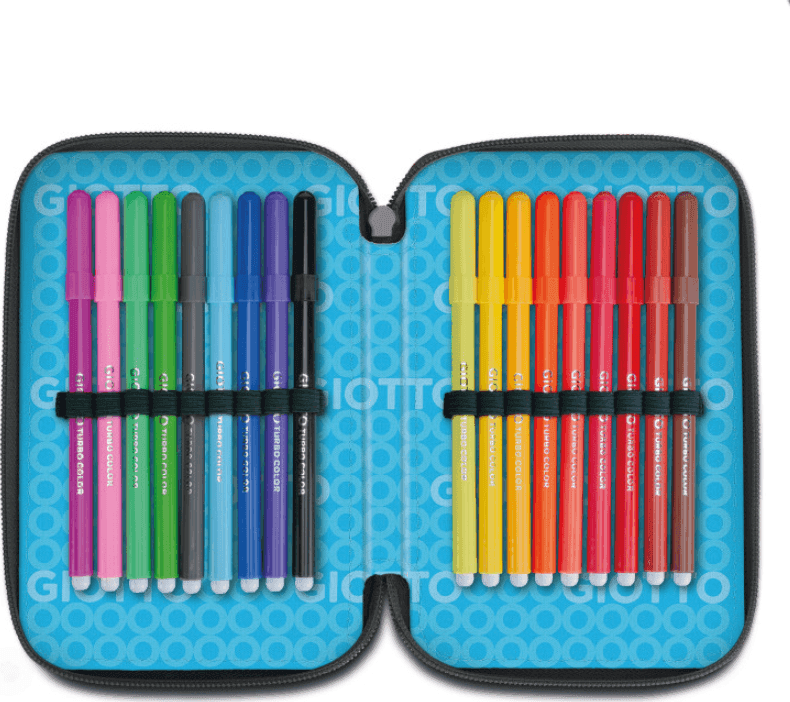 Giotto - Astuccio 3 Zip Supermina 18+18+10 -Colore Casuale- (F953900-1) - 6