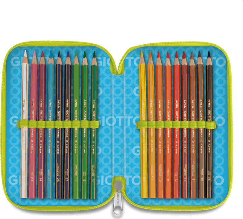Giotto - Astuccio 3 Zip Supermina 18+18+10 -Colore Casuale- (F953900-1) - 7