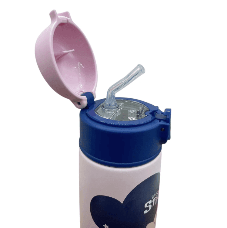 Seven - LILO & STITCH Bottiglia Termica Kid 460 Ml. con Cannuccia 2026 Colore Casuale