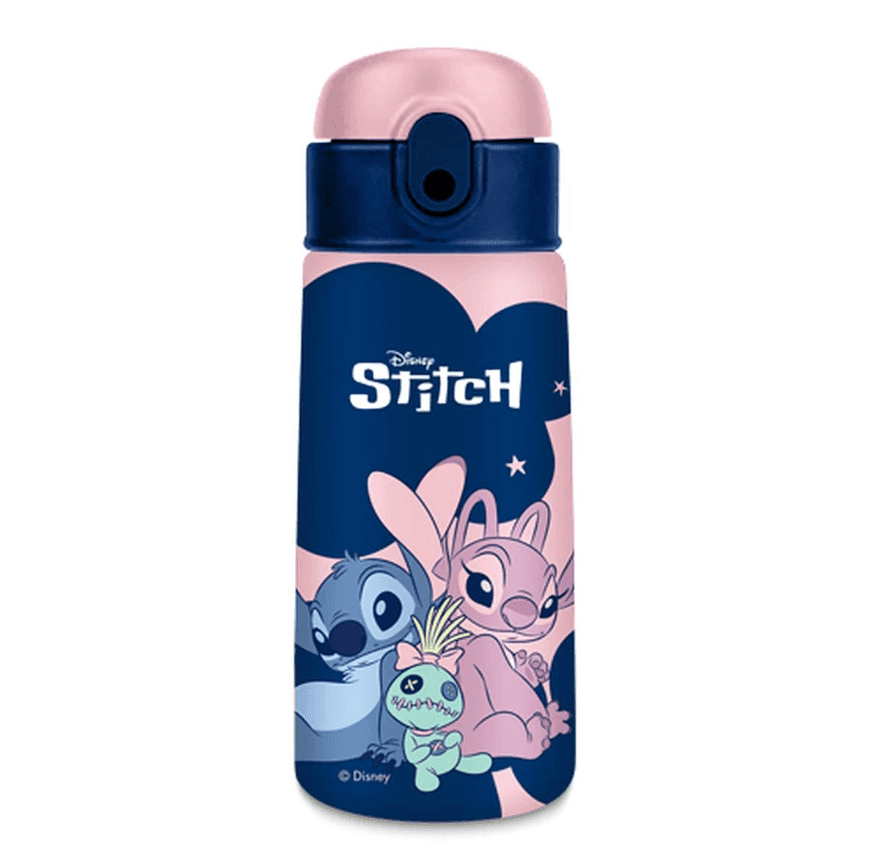 Seven - LILO & STITCH Bottiglia Termica Kid 460 Ml. con Cannuccia 2026 Colore Casuale - 4
