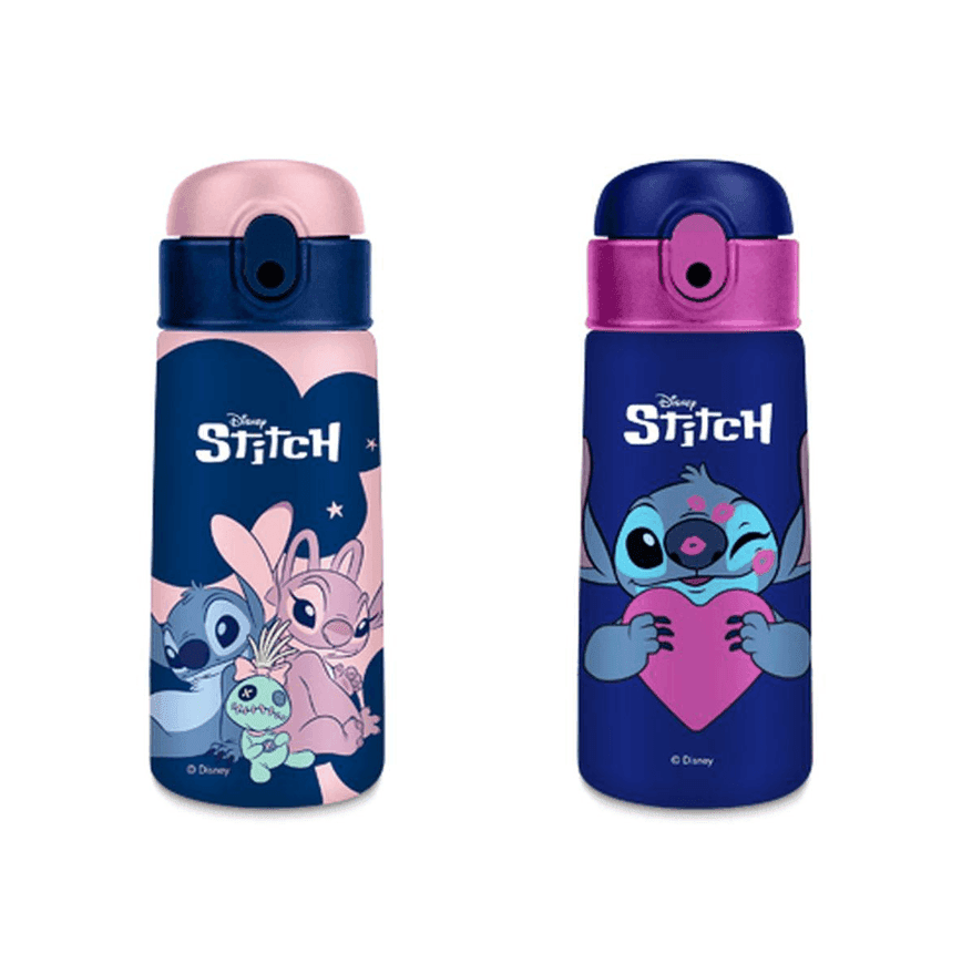 Seven - LILO & STITCH Bottiglia Termica Kid 460 Ml. con Cannuccia 2026 Colore Casuale - 5