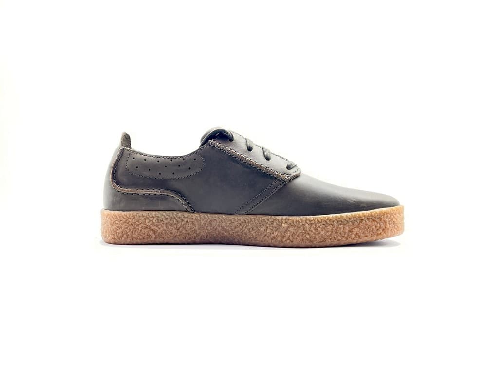 CLARKS STREETHILL LACE Sneakers uomo dark olive oil leather - 4